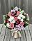 Букет цветов из: Альстромерии, Гвоздики, Розы и Хризантемы в Пирогово