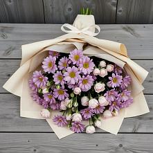 Букет цветов из:  Розы и Хризантемы #REPLACE_PRED# Пирогово