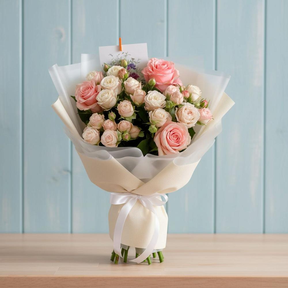 Букет цветов из: Розы в Пирогово