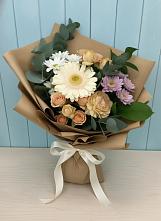 Букет цветов из:  Герберы и Хризантемы в Пирогово