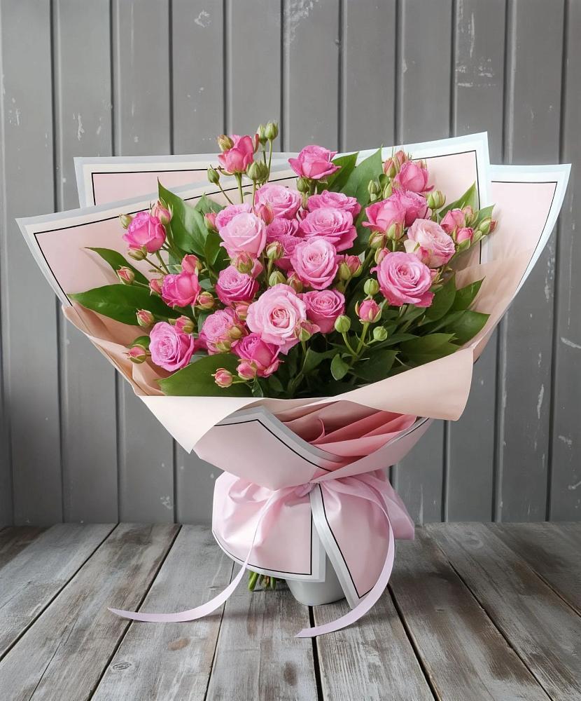 Букет Розовый кустик в Пирогово