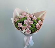 Букет цветов из:  Розы и Хризантемы #REPLACE_PRED# Пирогово