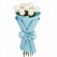 Букет 7 белых роз Проуд #REPLACE_PRED# Пирогово